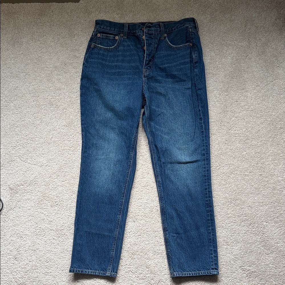 J.Crew High-Rise Straight Jeans – Premium Edition – Size 28 –